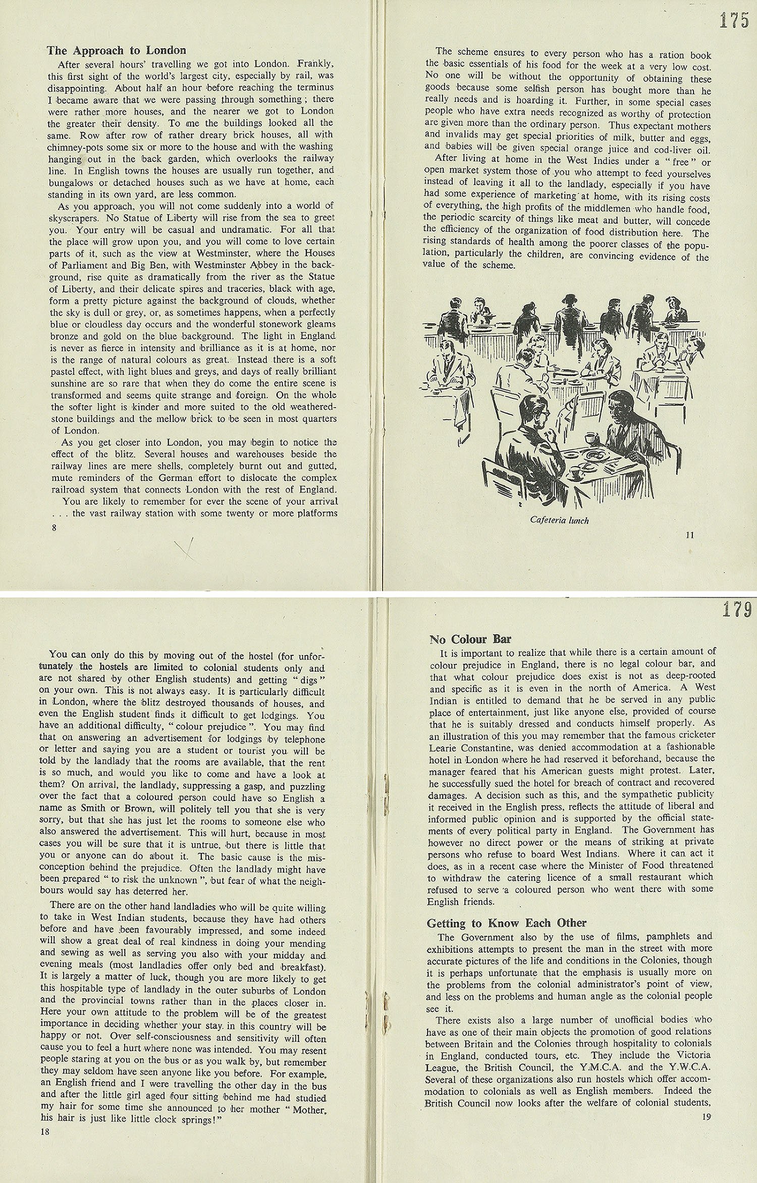 Information booklet called ‘A West Indian in England’ written by H.D. Carberry and Dudley Thompson.  

The pamphlet was designed to give early immigrants some idea of life in Britain. It was distributed by the Colonial Office to colonies in the Carib