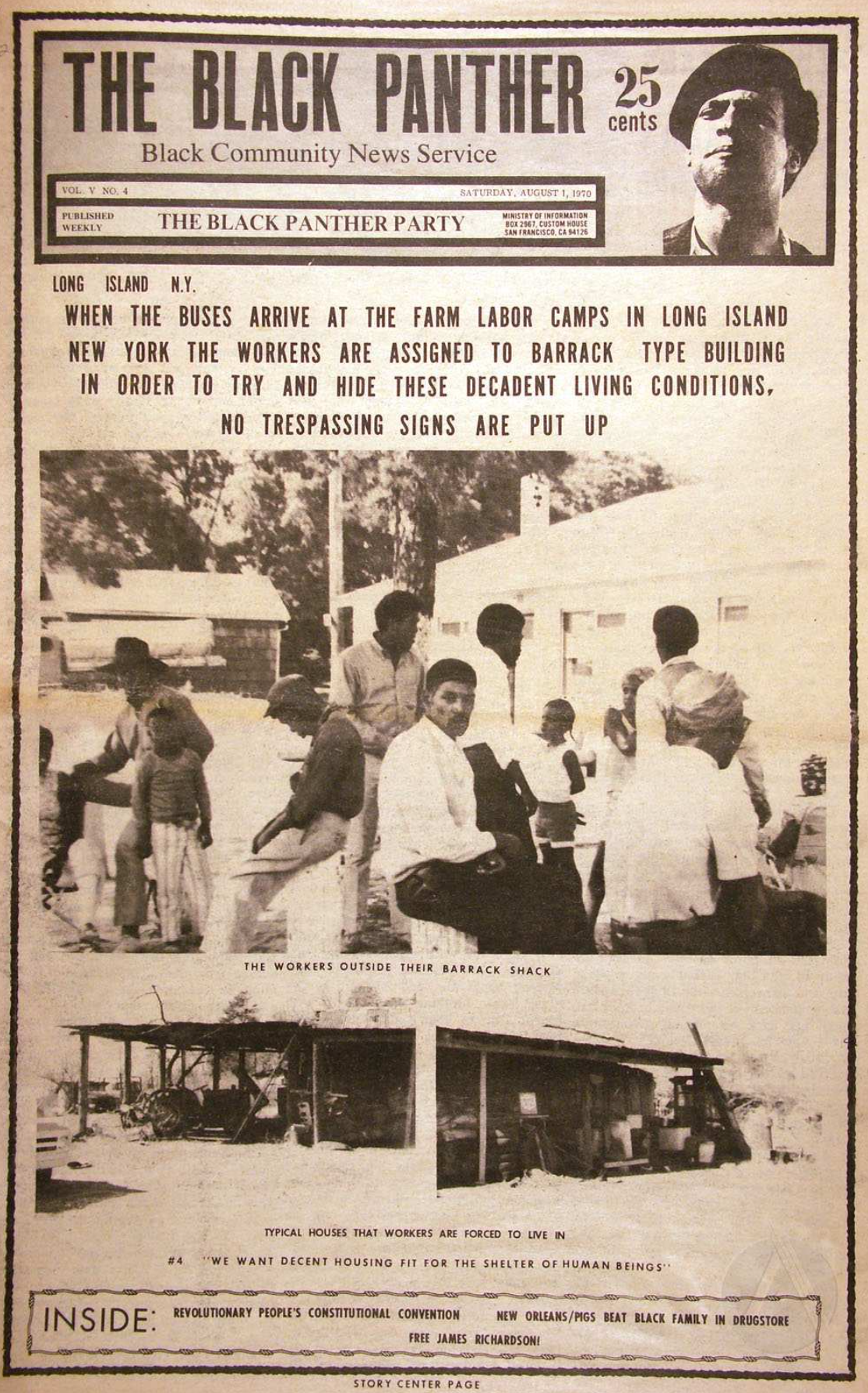 The Black Panther Black Community News Service 1970 Vol 4