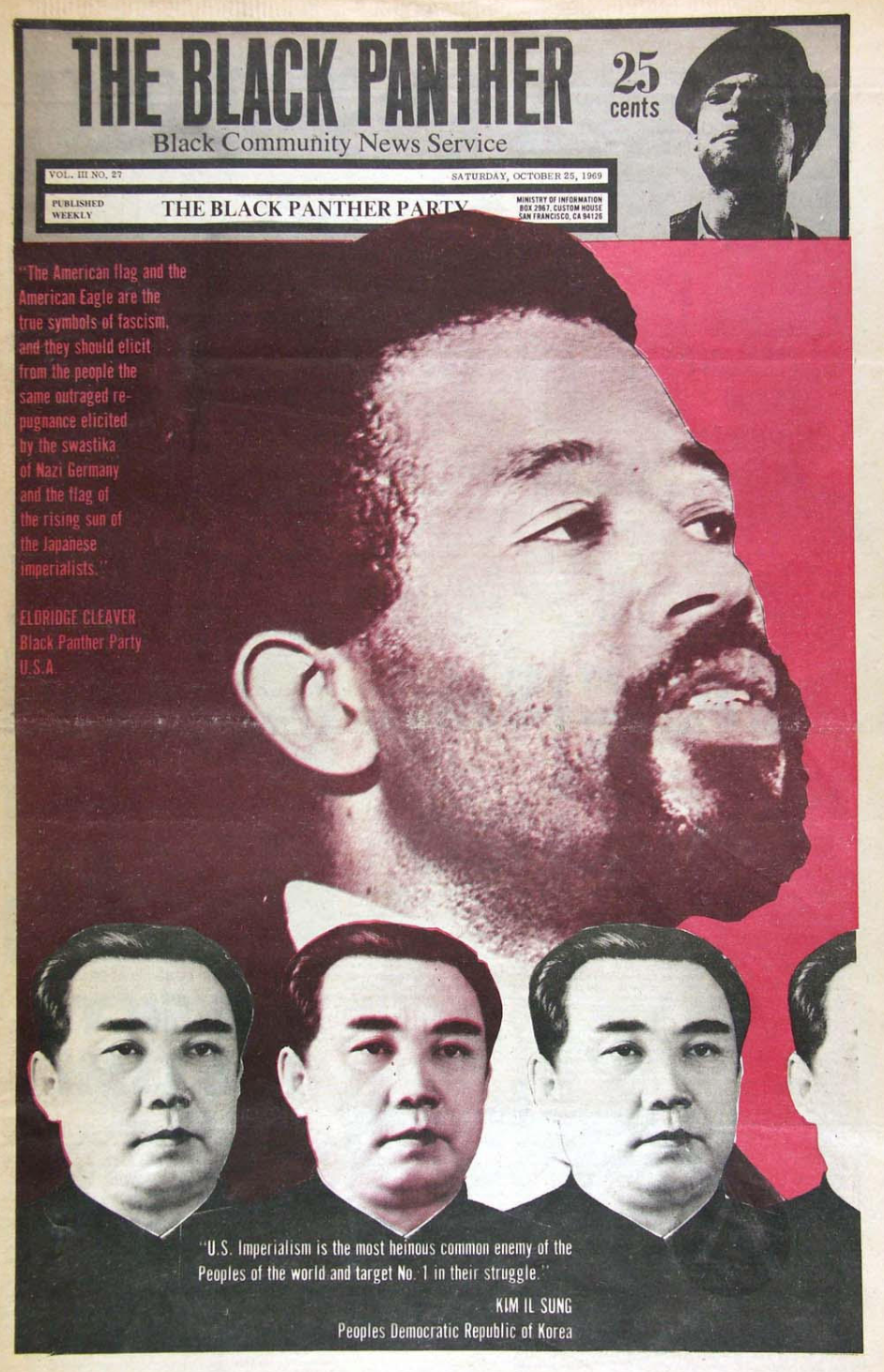 The Black Panther Black Community News Service 1969 Vol 27