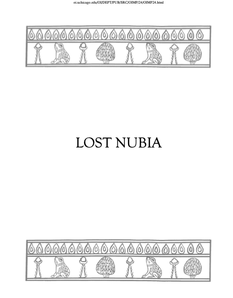 Lost Nubia 