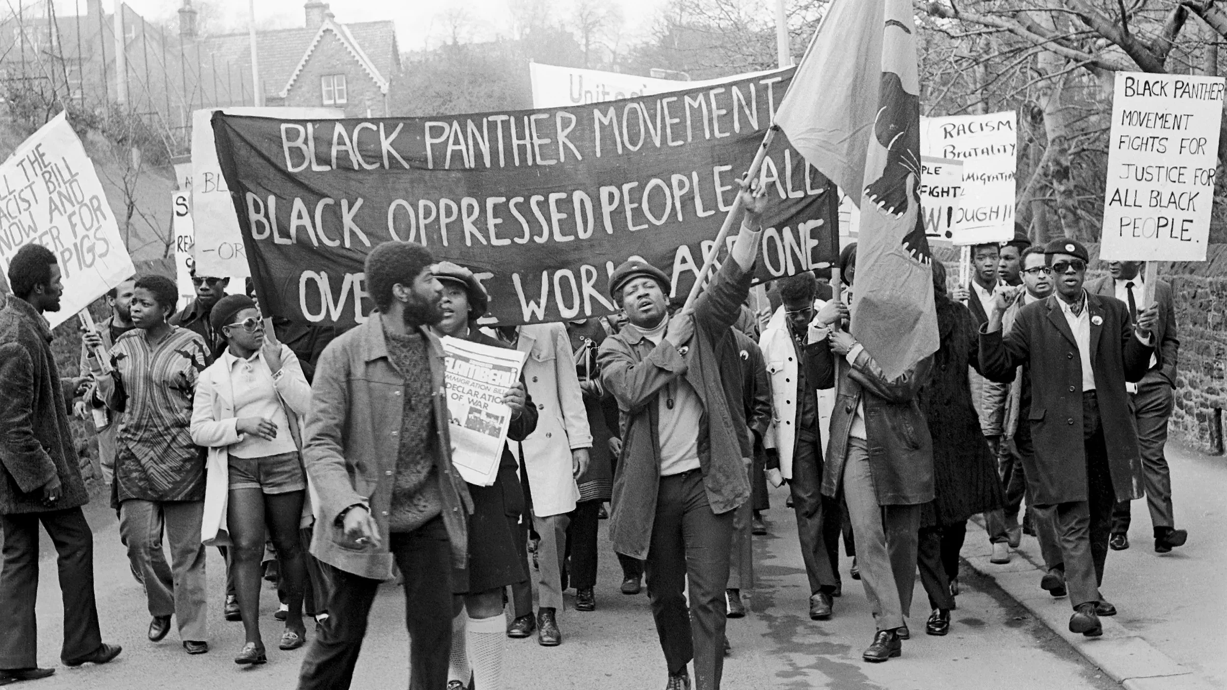 Neil Kenlock, Black Panther Demonstration, London, 1970s