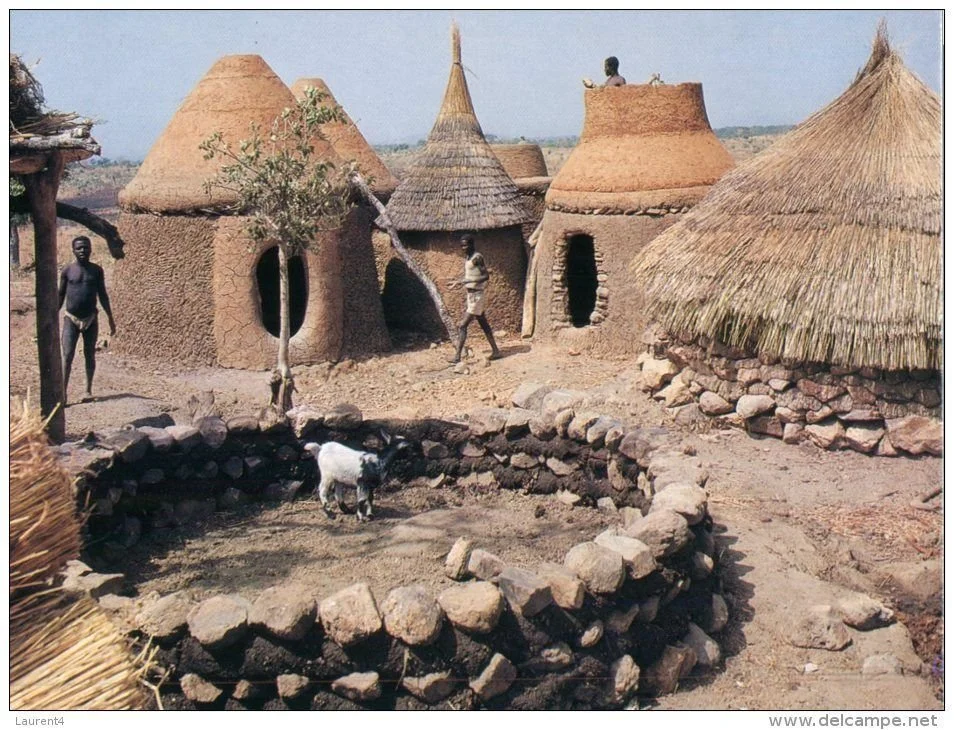 "Nemo", the main hut at the Bandjoun Chiefdom in the West Region of Cameroon. The Bandjoun Chiefdom is one of the largest traditional chiefdoms of the Bamiléké people. 