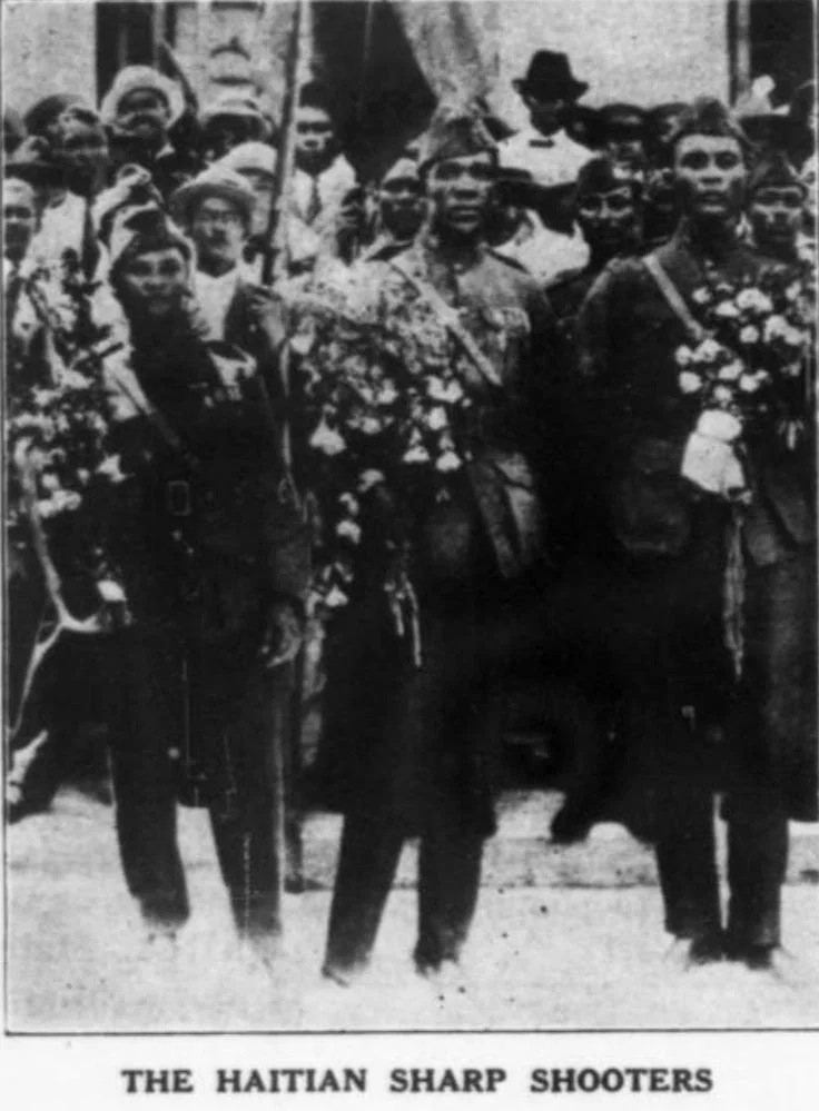 The Haitian Sharp Shooters, France, 1925. — Source: Unknown