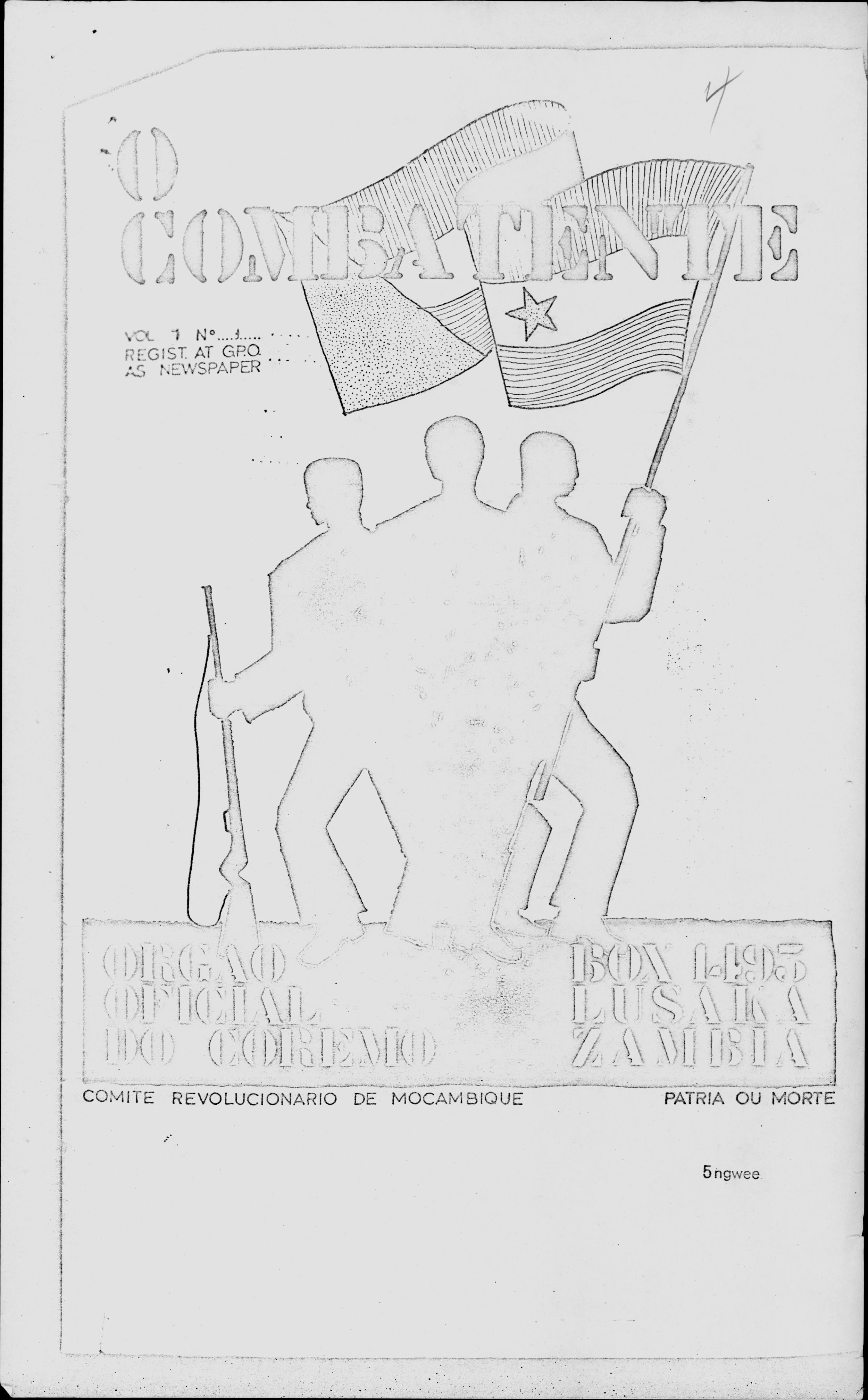 O Combatente, Vol. 1 No.1