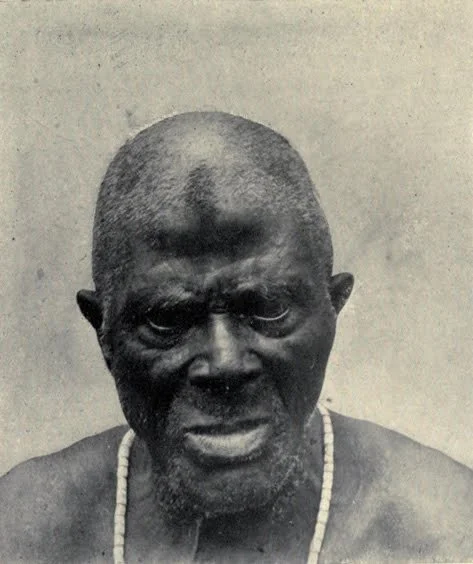 Photo: An elderly man of Igbuzo photographed in the early 20th century by Northcote Thomas.