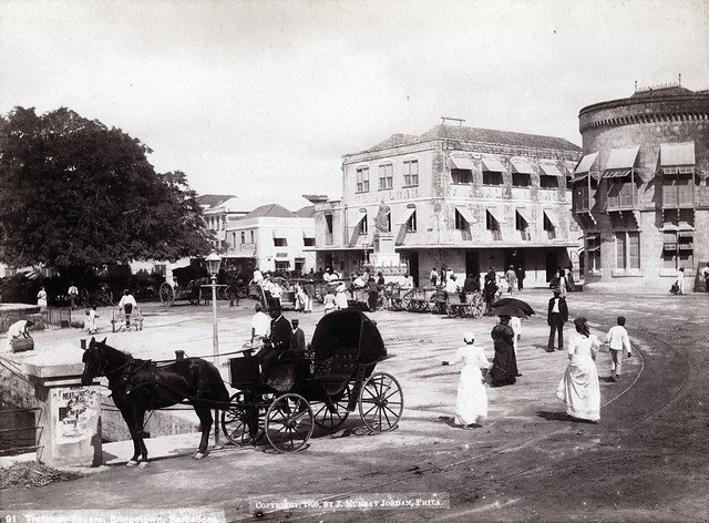 Jordan, J.M. (1898). Trafalgar Square, Bridgetown, Barbados. [Photograph]. The Caribbean Photo Archive. https://www.caribbeanphotoarchive.com