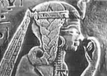 Royal child with side plait, New Kingdom, ancient Egypt, reflecting the customary sidelock worn by children of pharaonic lineage. Sourced from Kwekudee.