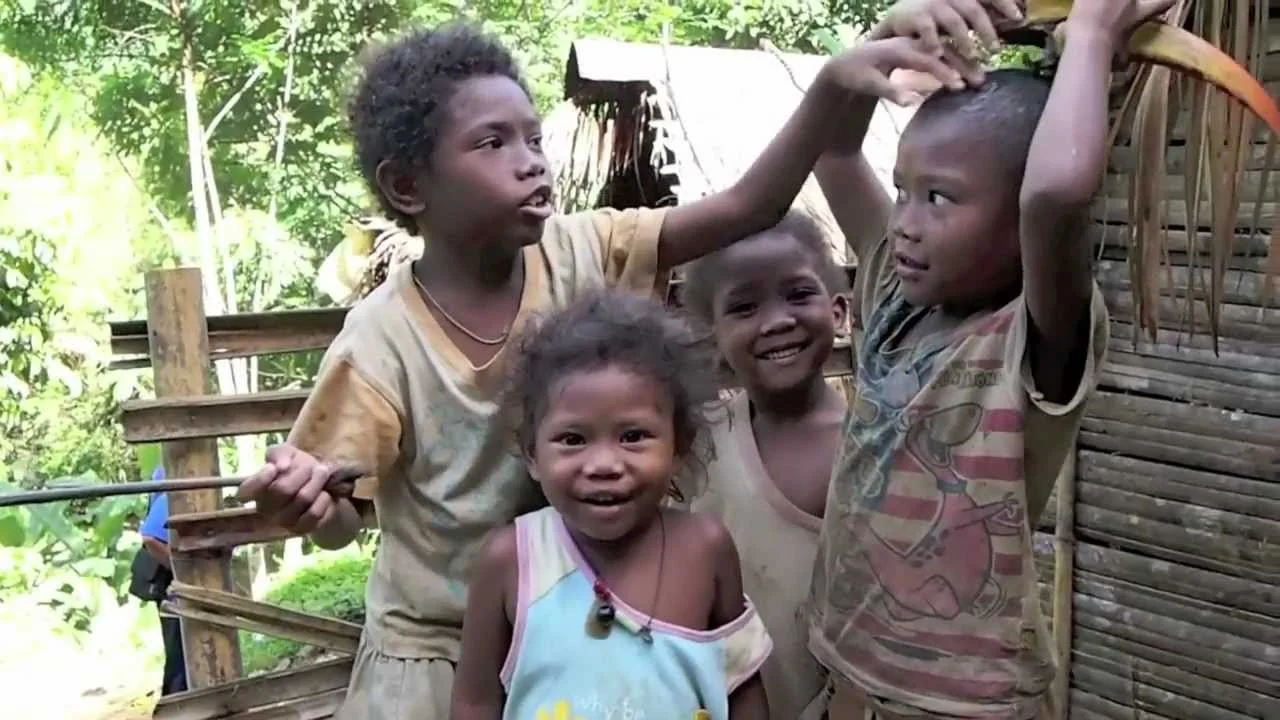 Portait of a Maniq children  — Image via Diasporic Roots