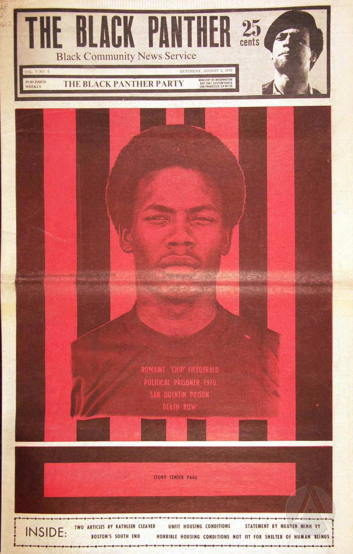 The Black Panther Black Community News Service 1970 Vol 6