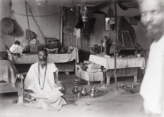 Horsey, J.H. (1890).  Coolie Temple, Trinidad. [Photograph]. The Caribbean Photo Archive. https://www.caribbeanphotoarchive.com