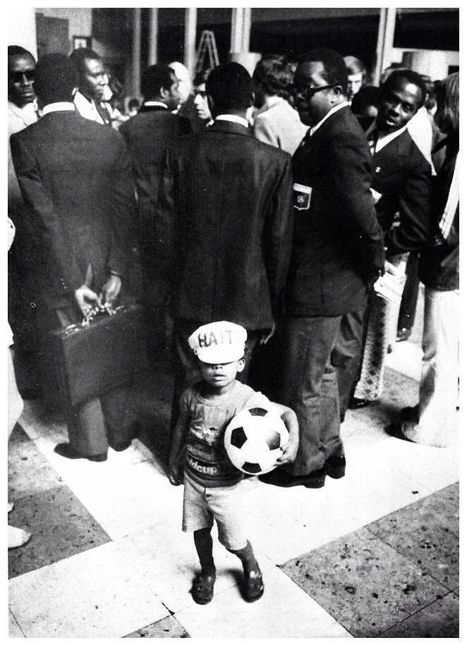 The Haitian Soccer team, 1974. — Source: Unknown
