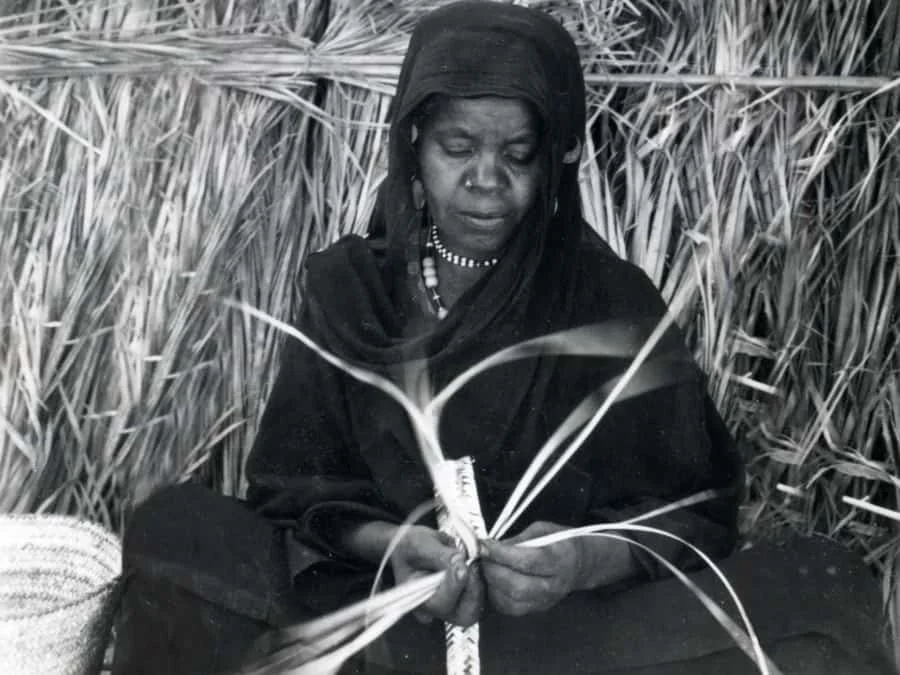 Nubian Woman Weaving, Source: Photographs by Abdel-Fattah Eid, The Cairo Review of Global Affairs.