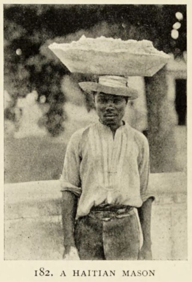 A Haitian Mason. Source: Unknown 