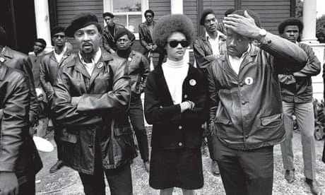 Kathleen Cleaver and Black Panther co-founder Bobby Seale (right) at a Free Huey rally in Oakland, California, in the summer of 1968. Photograph: Howard Bingham