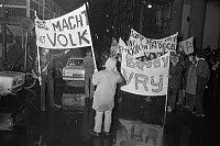 AMSTERDAM: PROTEST, 1970.
Demonstration for the Black Panther activist Bobby Seale in Amsterdam, Holland. Photograph, 24 April 1970.