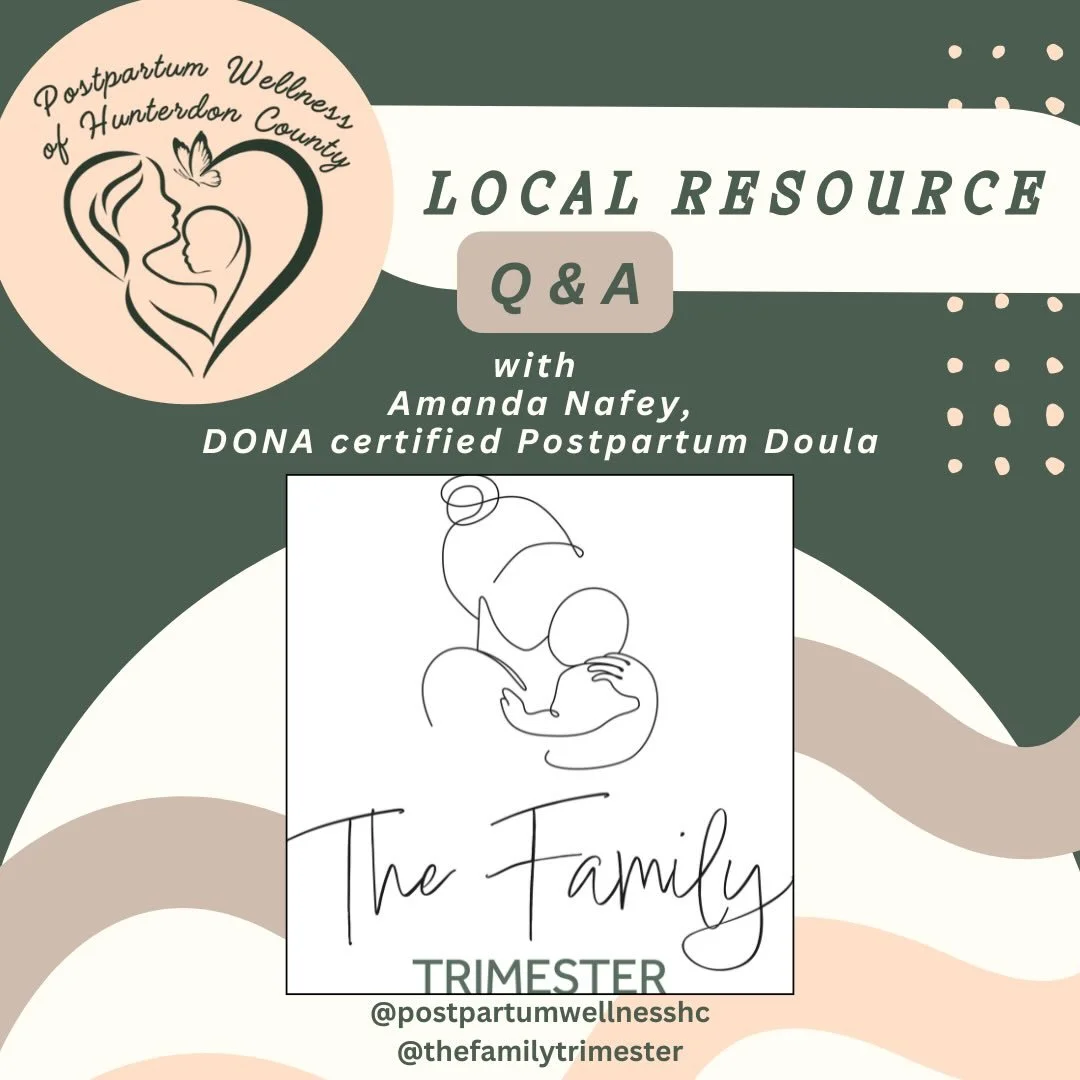 🌟 Local Resource Q&amp;A with Amanda Nafey 🌟

Meet Amanda Nafey, DONA certified postpartum doula and owner of The Family Trimester.

The Family Trimester offers personalized postpartum support including: education on infant care basics, feeding sup