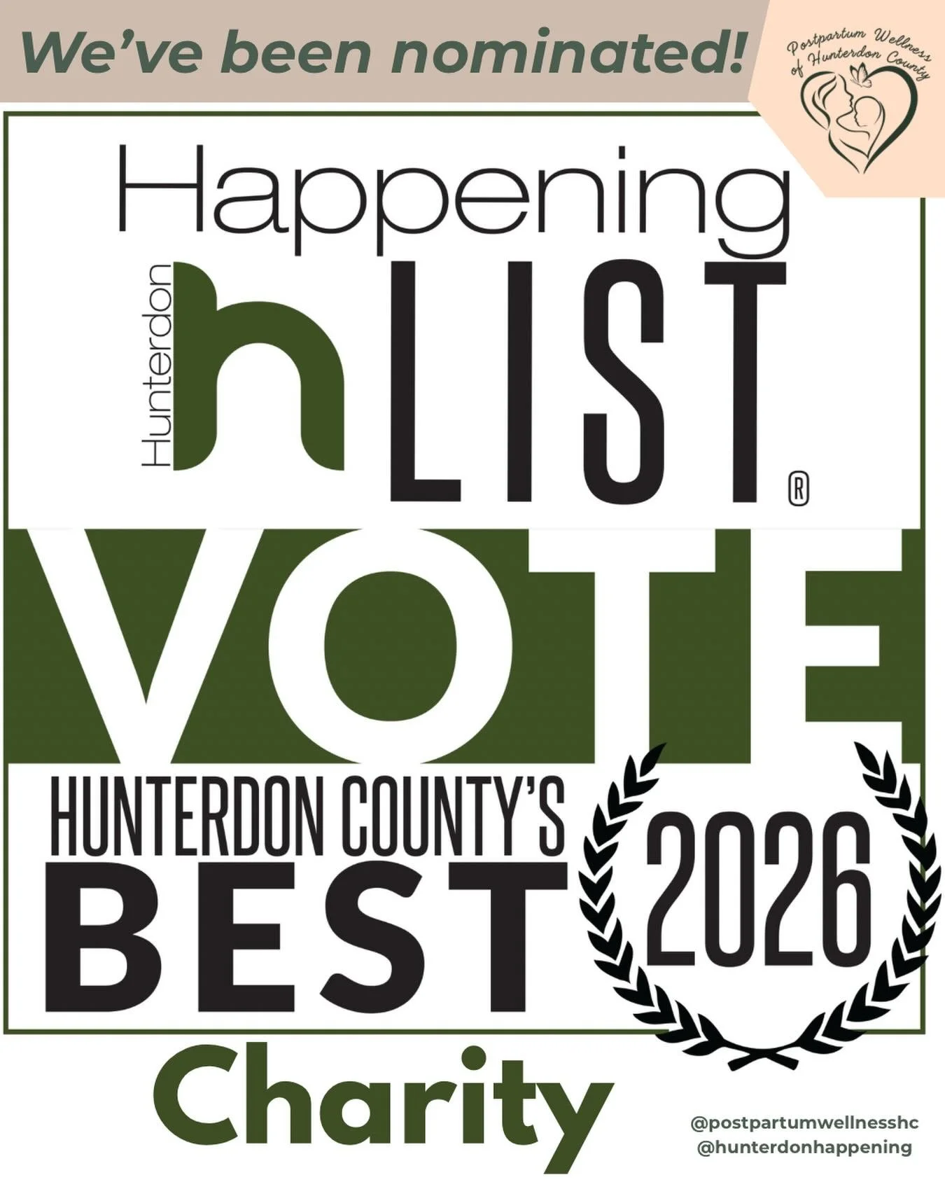 Guess what?! 🎉

We&rsquo;ve been nominated for Hunterdon Happening&rsquo;s Best Charity for the second year in a row and we couldn&rsquo;t be more excited! 💙

If you love what we do (or just love supporting amazing local causes 😉), we&rsquo;d be s
