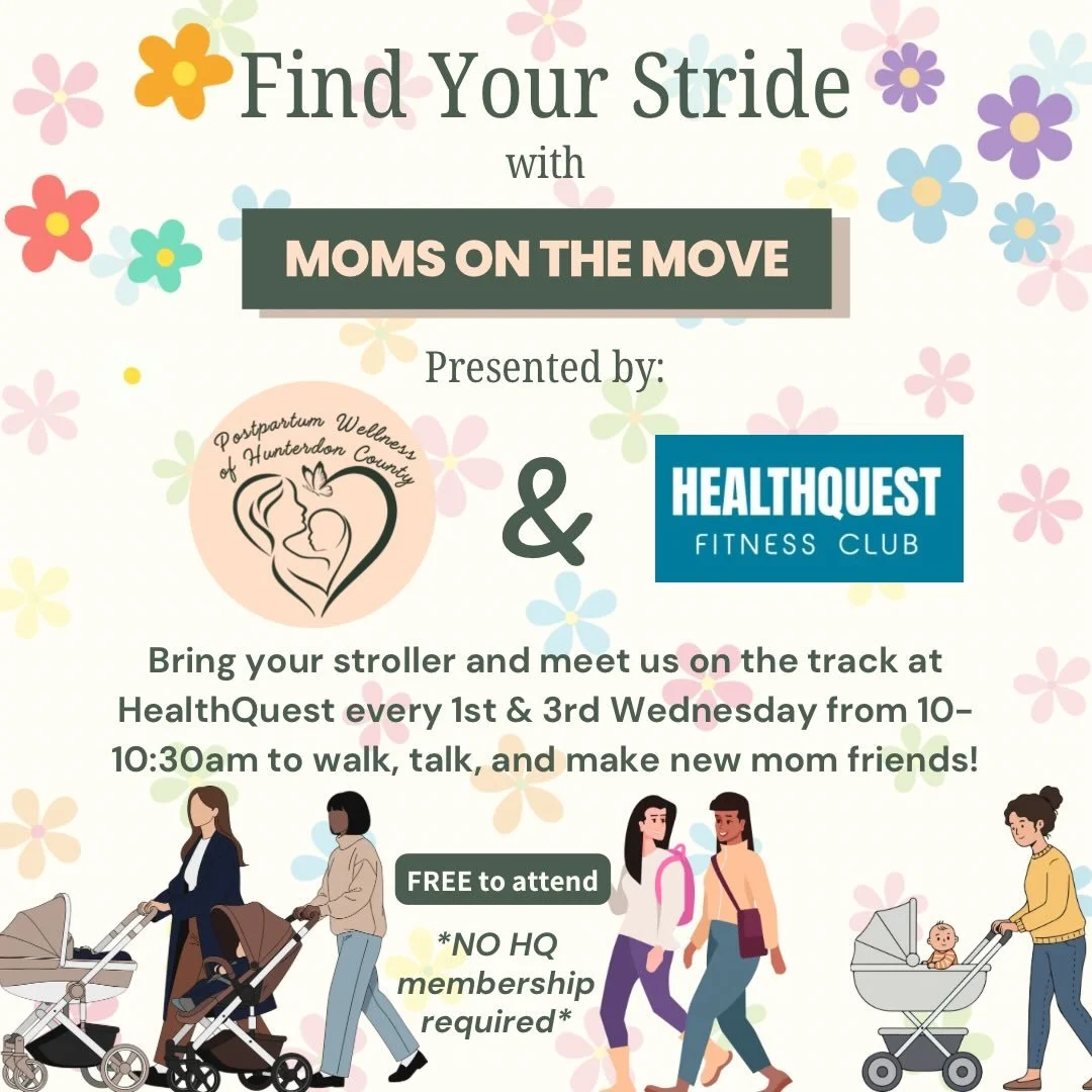 🌸 Find Your Stride with Moms on the Move 🌼

Join us for movement, cool air, conversation, and community with other local moms. Whether you&rsquo;re pushing a stroller, chasing toddlers, or just looking for connection, this is your time to recharge 