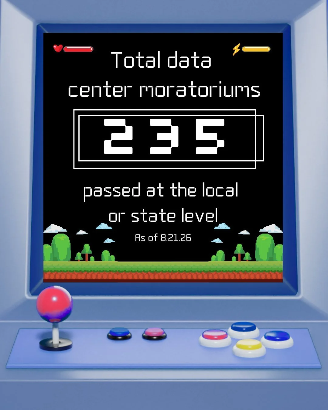 Yes, you read that correctly! By last week, 235 #moratoriums on #DataCenters had been approved at local and state levels, out of 392 proposals in total.

Big Tech has nothing on the power of people coming together to stand up for their communities. 
