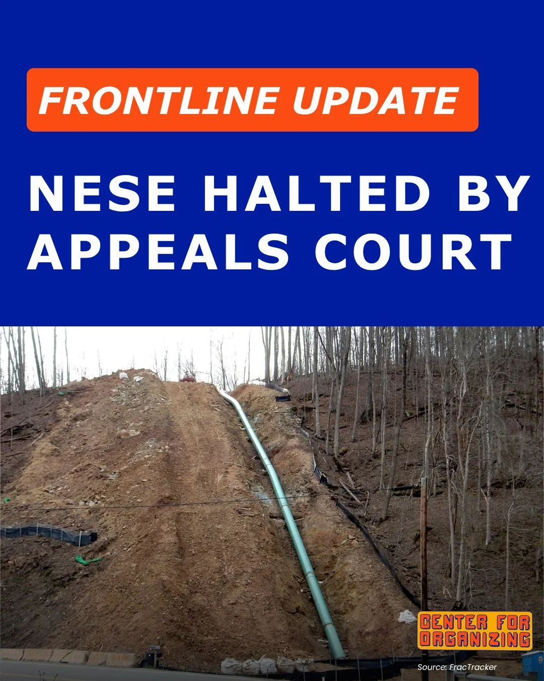 Great news from the Federal Appeals Court!

A federal appeals court dealt a major setback to the Northeast Supply Enhancement (NESE) pipeline, which would carry natural gas from Pennsylvania through New Jersey and into New York.

On Sept. 8, the U.S.