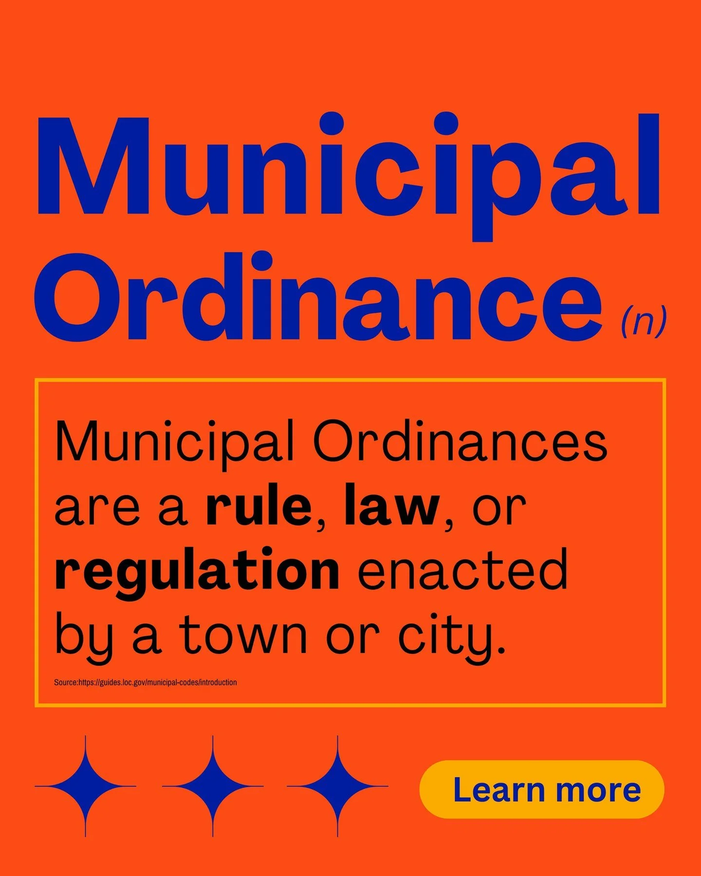 Municipal ordinances are one tool communities can use to turn local priorities into local protections. They give everyday people a way to organize, advocate for change, and help shape the rules that affect their neighborhoods, health, resources, and 