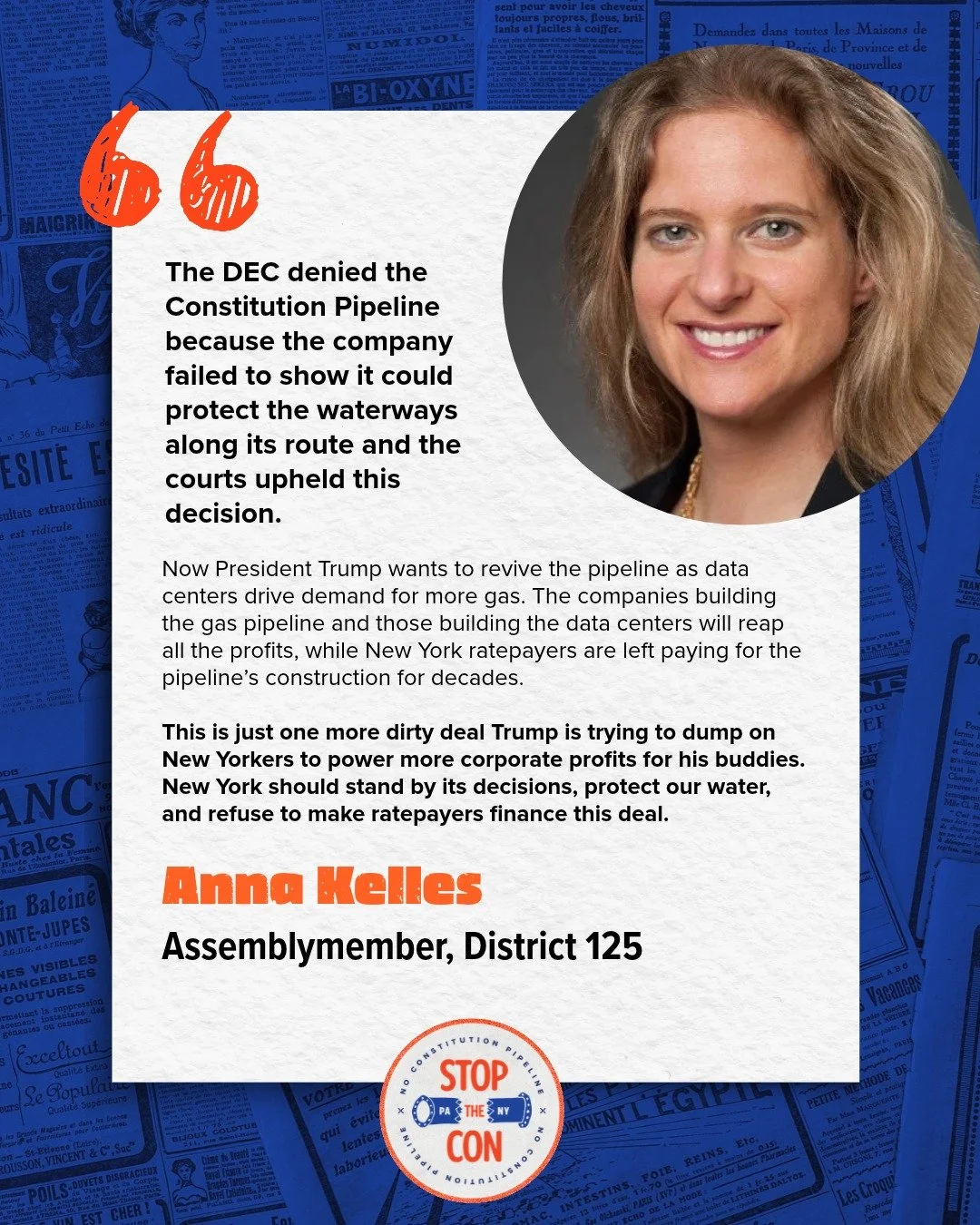 New Yorkers have made their position clear: Our communities are not for sale to the oil and gas industry.

Following President Trump's remarks in #Syracuse about expanding drilling and pipelines, elected officials, environmental advocates, and commun