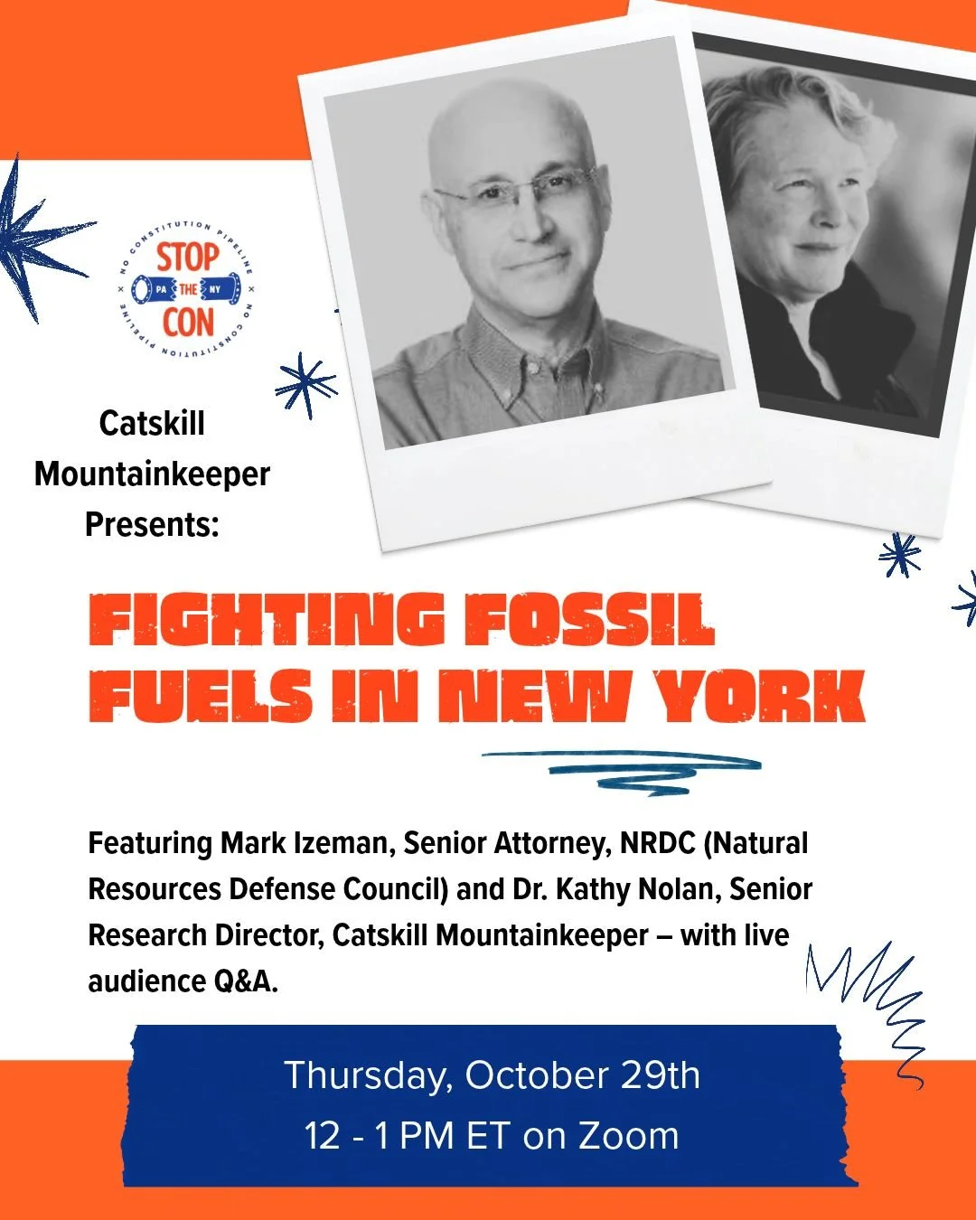 Join Catskill Mountainkeeper for a webinar briefing on the ongoing legal fights against fossil fuel proliferation in New York State, featuring environmental lawyer Mark Izeman. We&rsquo;ll share updates on the legal landscape for two critical issues 