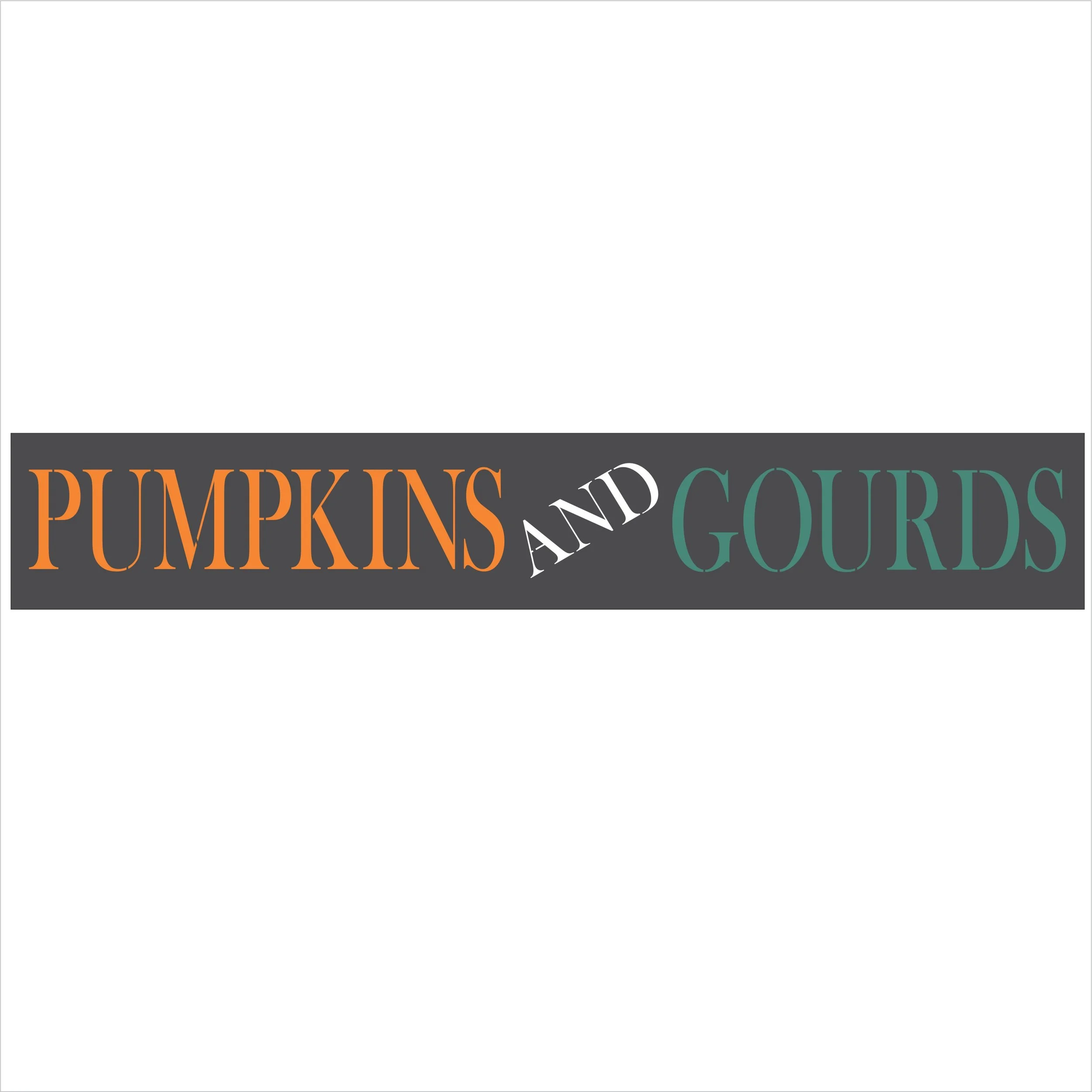 PUMPKINS AND GOURDS #3886