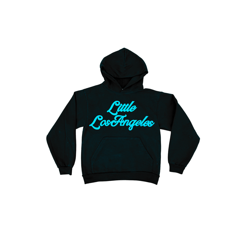 navy & baby blue hoodie