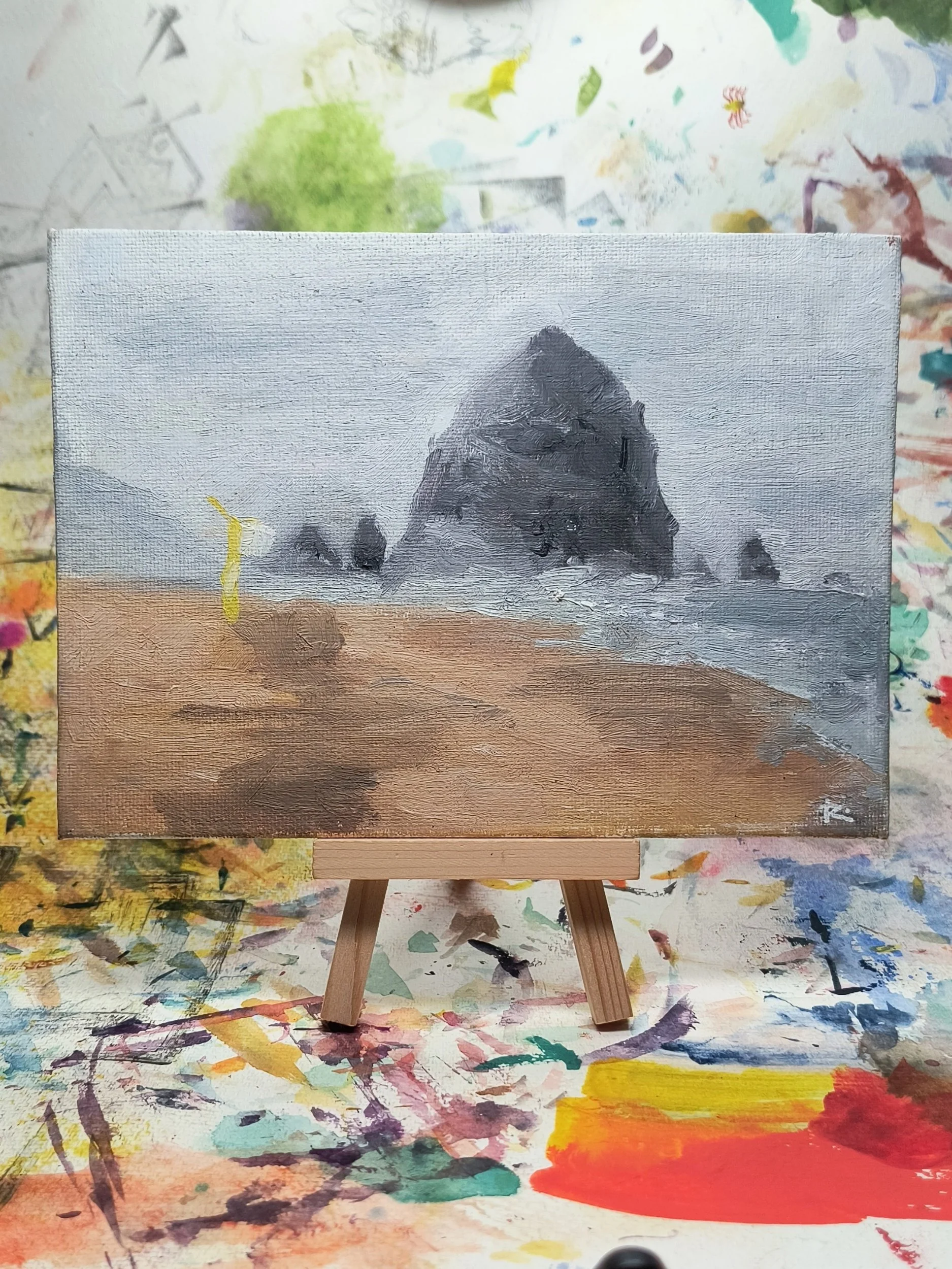 Small Original Painting Studies on Canvas Panels [size varies]