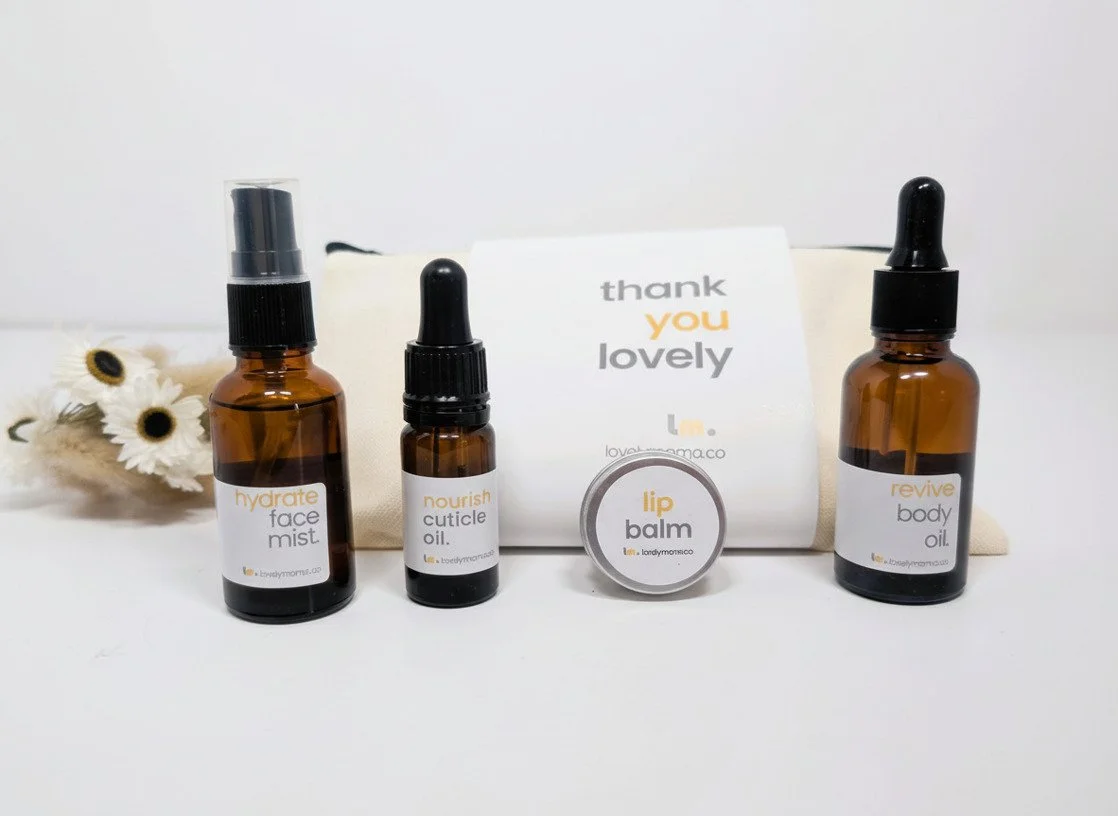 Feel Better Soon Gift Set | Get Well Soon Care Package | Vegan Self Care Pouch | Natural Skincare Gift | Wellness Kit