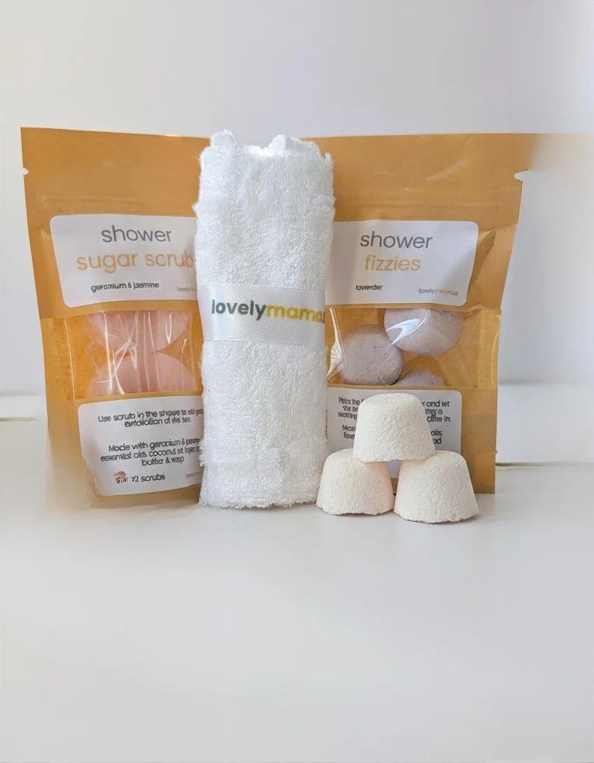 Luxury Shower Gift Set | Aromatherapy Shower Fizzers & Scrubs | Vegan Pamper Gift