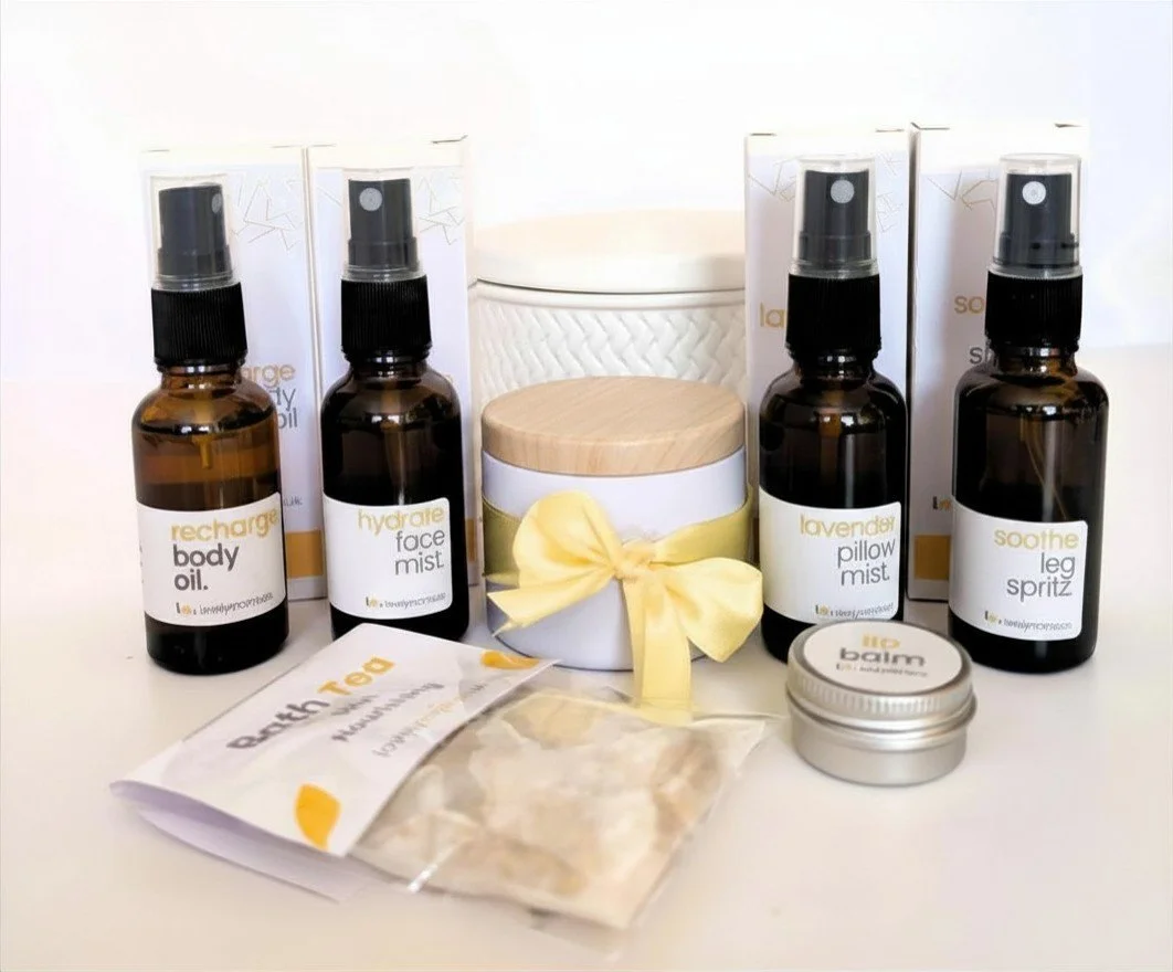 LUXURY GIFT BOX – Personalised Spa Set for Her – wellness gift - vegan pamper hamper