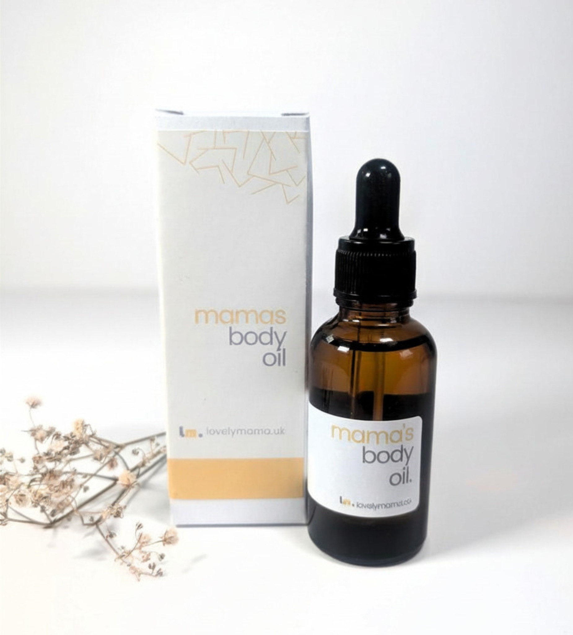 MAMA'S BODY OIL  | 100% Natural Pregnancy Body Oil  for Mum To Be | Aromatherapy essential oil maternity skin care - vegan