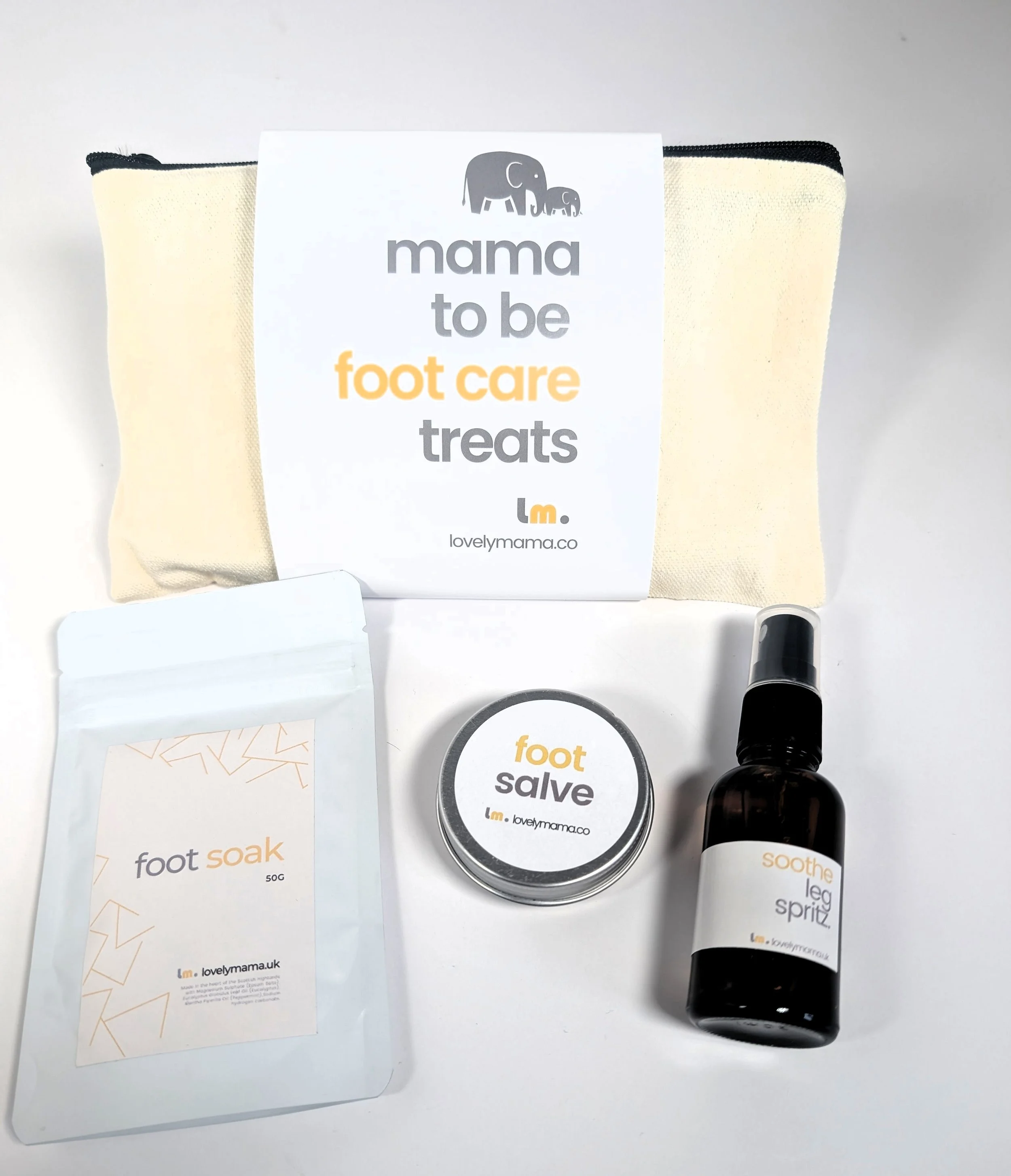 PREGNANCY FOOT CARE PACAKGE | Pamper gift for mummy to be