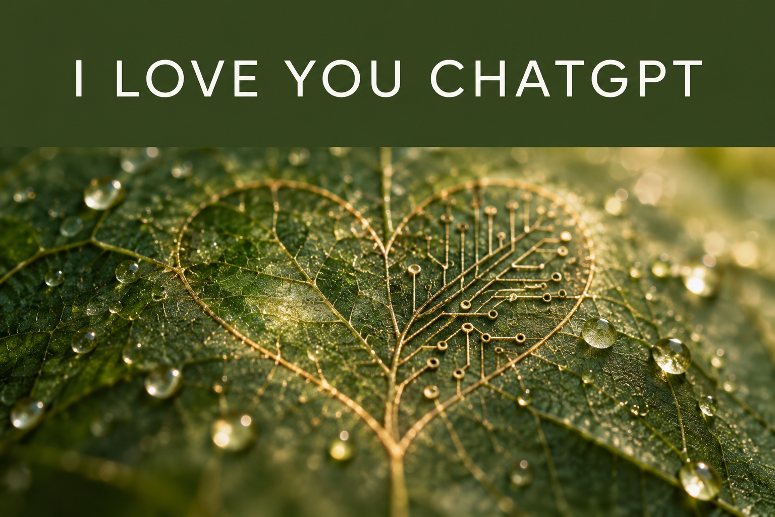 I LOVE YOU CHATGPT