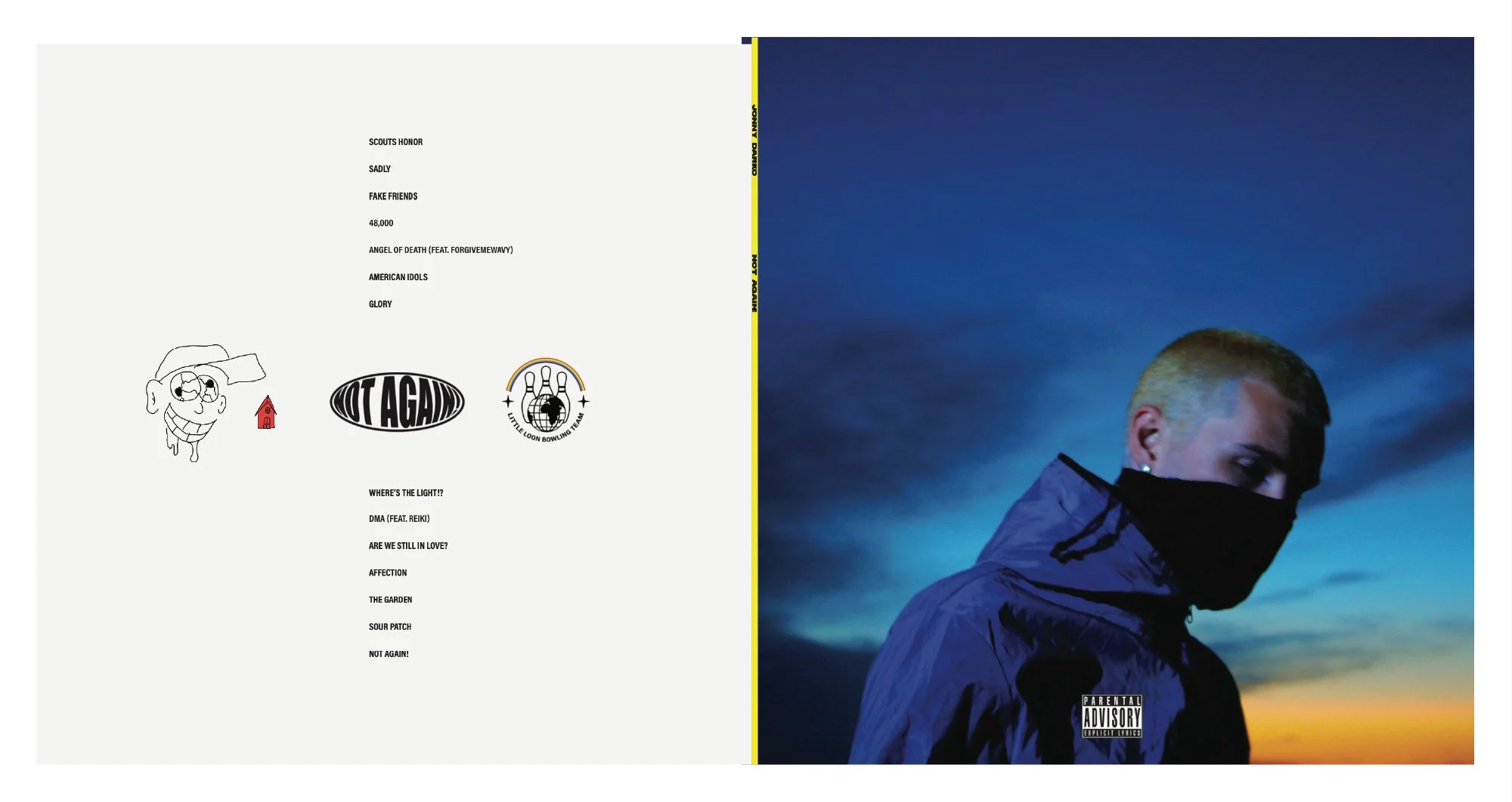 outer cover: front/back