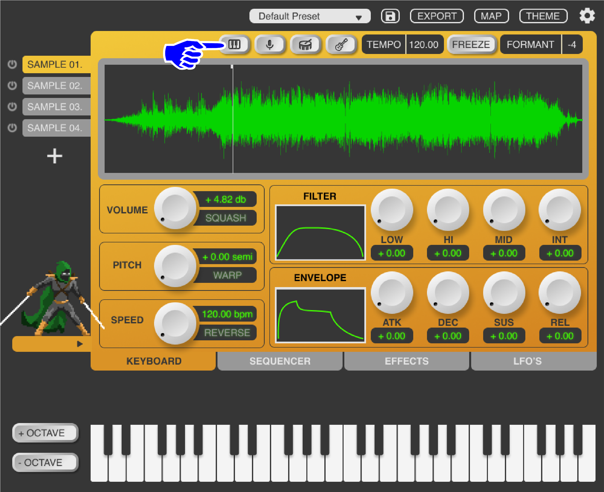 Sample Warrior utilizes cutting-edge AI isolation technology, allowing users to easily isolate individual sounds from full instrumentals. This will broaden their sound palette immensely and aims to help spark creativity in users.
