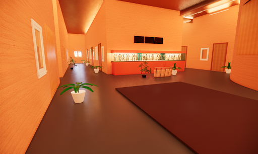 Keystone Library 2nd Floor, Revit and Enscape