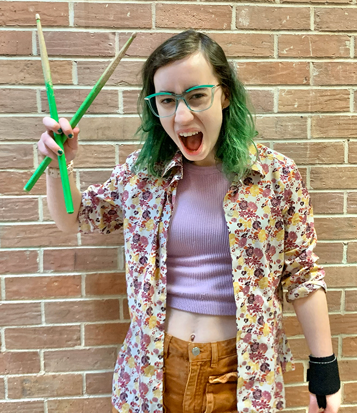 “The Green Drummer”