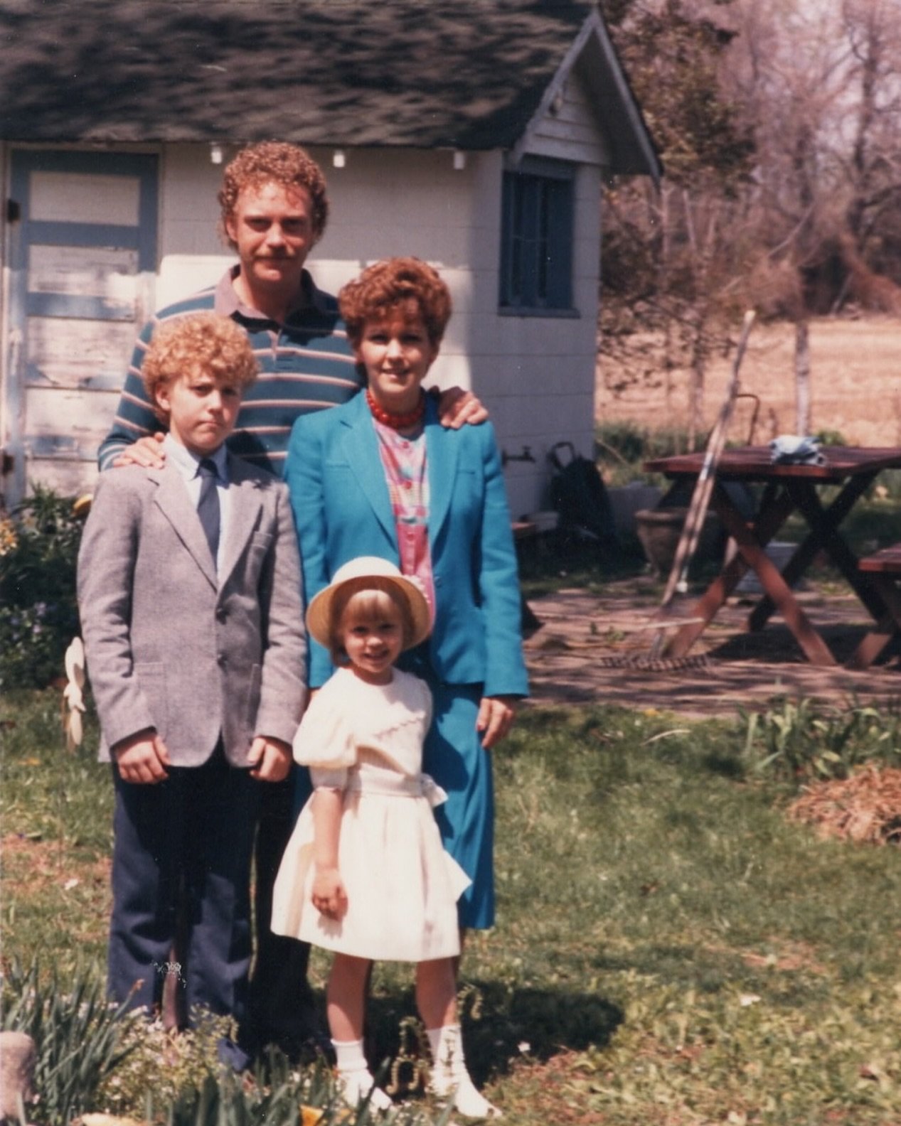 This little version of me had no idea how special those days were—family all around, the farm in bloom, and a heart that didn’t know anything but love. Wishing you all that same kind of joy today. Happy Easter from our family to yours. ✝️