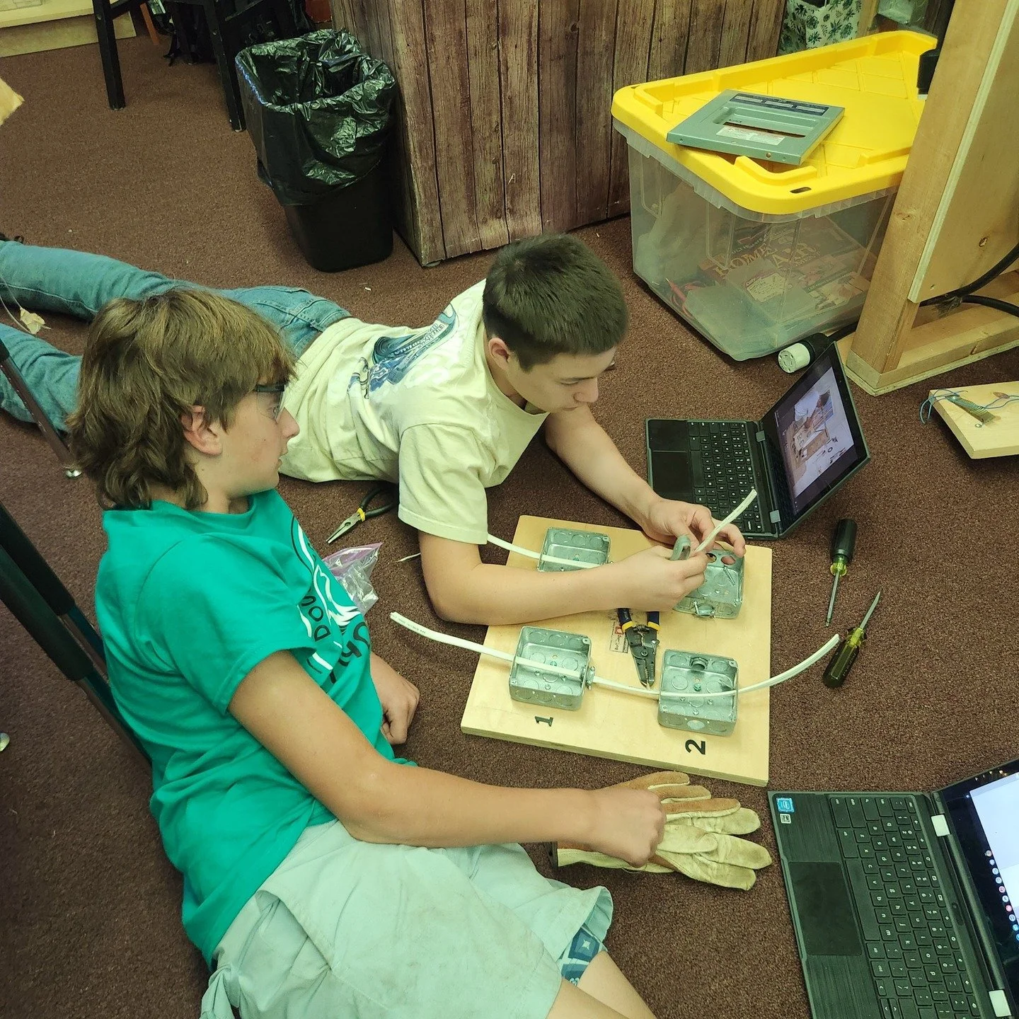 The PaxtonPatterson kits offer so many opportunities for students to build, design, and experiment. Learning to wire outlets, launch rockets, fly drones, and harness energy from windmills make these potential careers tangible in a fun and interactive