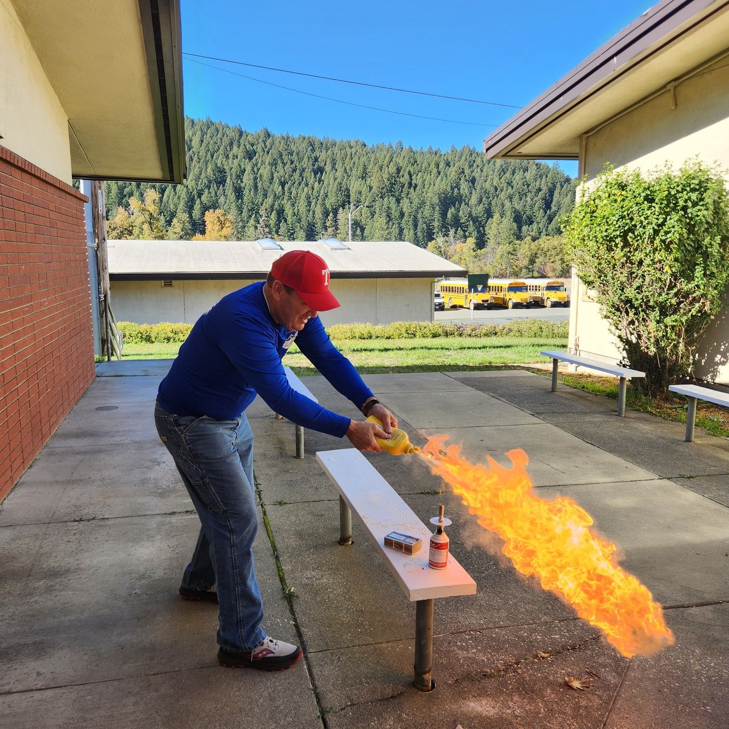 Chemistry is fun, and no one is more engaging in a science lab than Bob Cunningham.

The students at Southern Trinity High School were in for an exciting display when he demonstrated chemistry in action during a chemical bonding lesson. Our efforts t