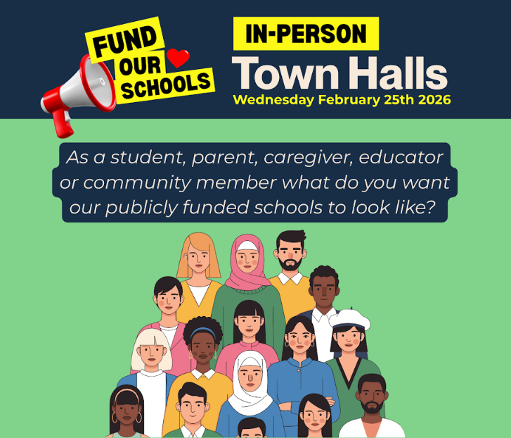 Feb 25: Fund Our Schools In-Person Town Hall