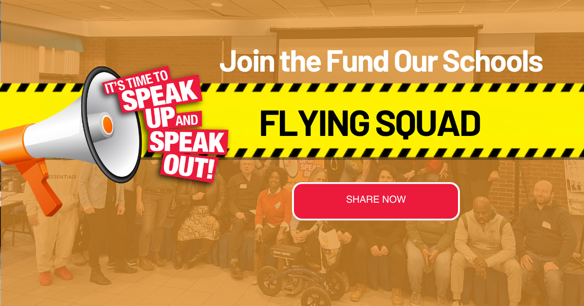 Join the Fund Our Schools Flying Squad