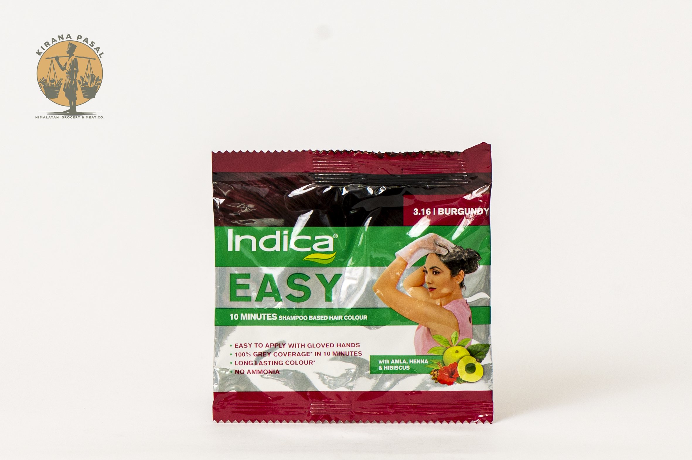 Indica Burgundy Hair color
