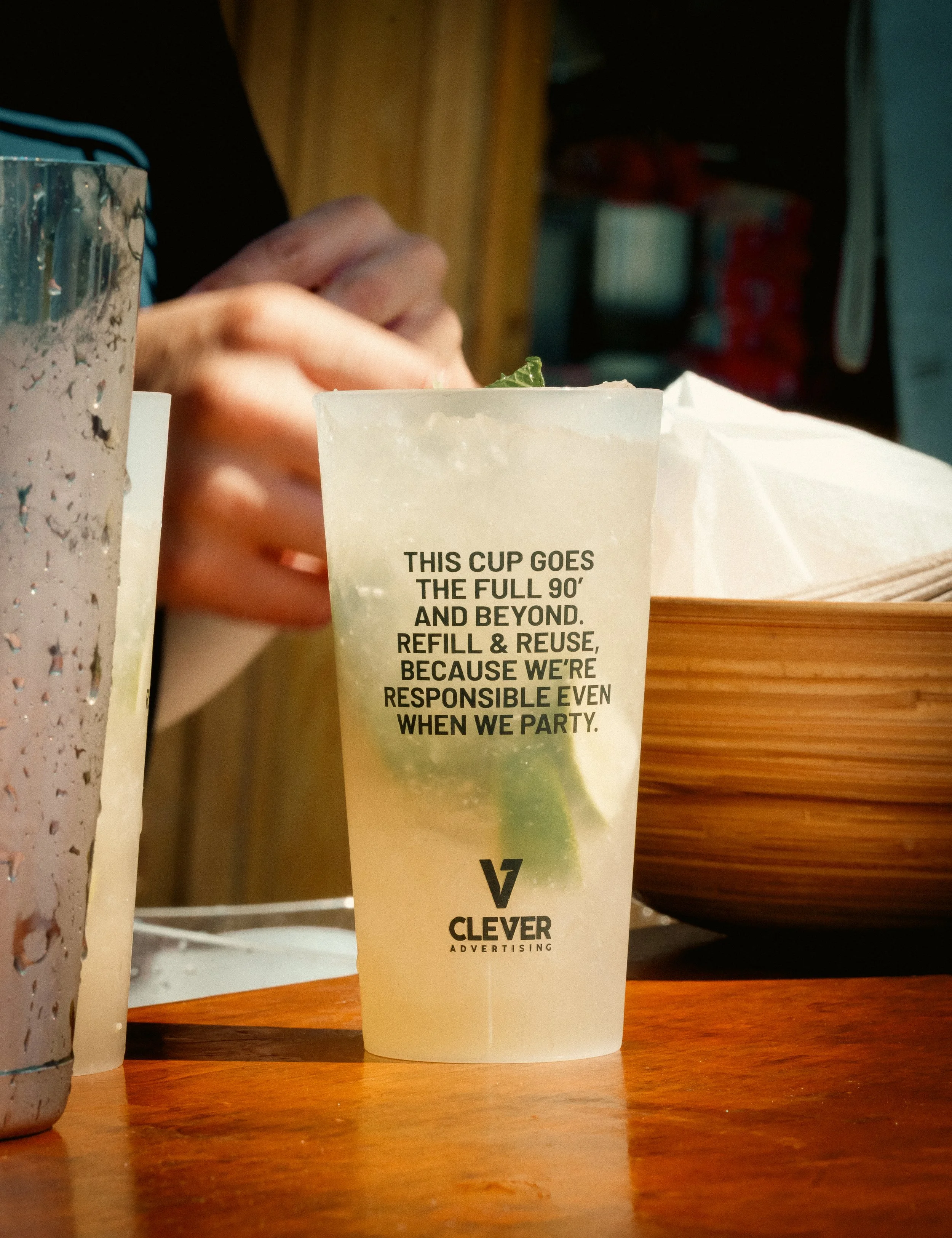 The design of our reusable cup