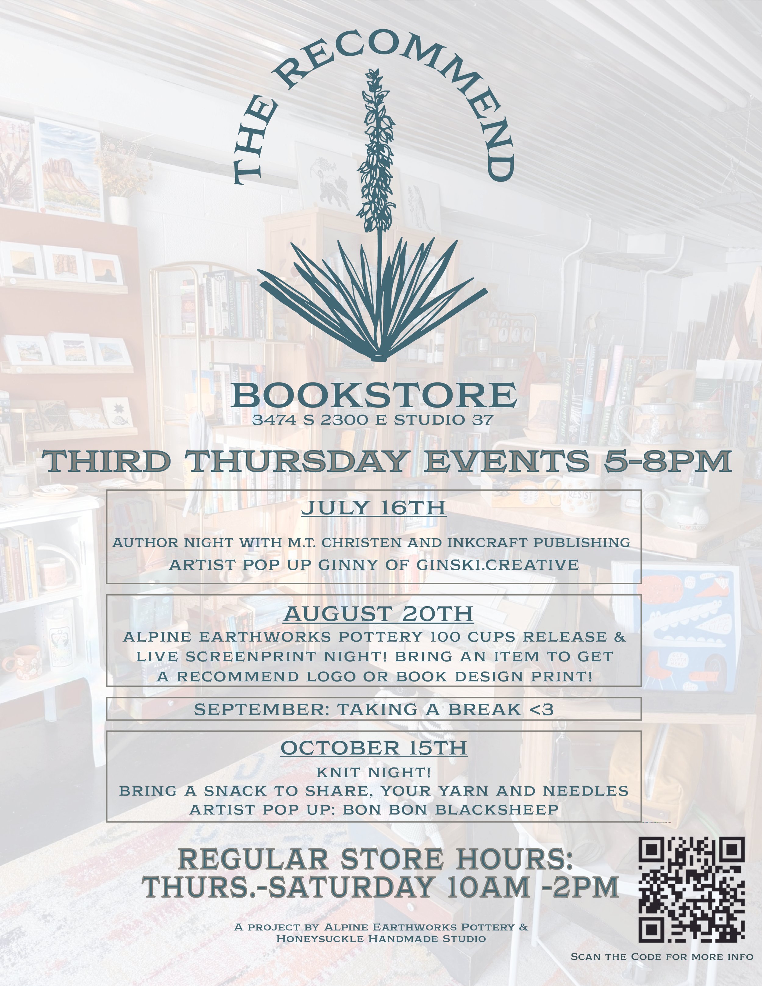 The Recommend Bookstore Third Thursday