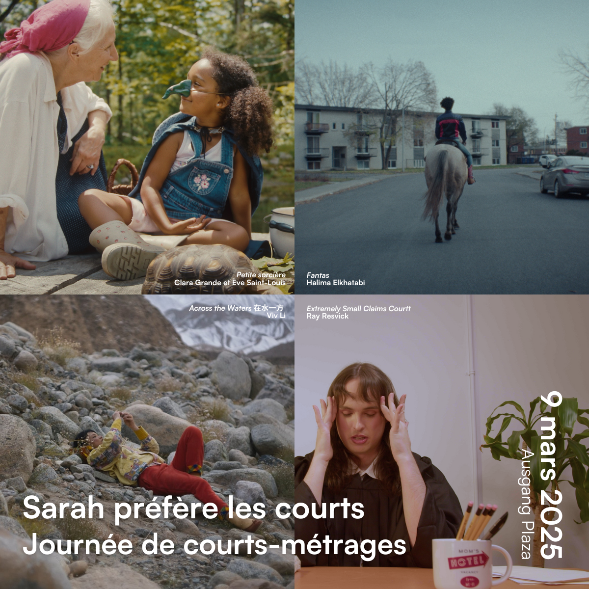 8 mars 2026 - Sarah préfère les courts : Journée de courts métrages