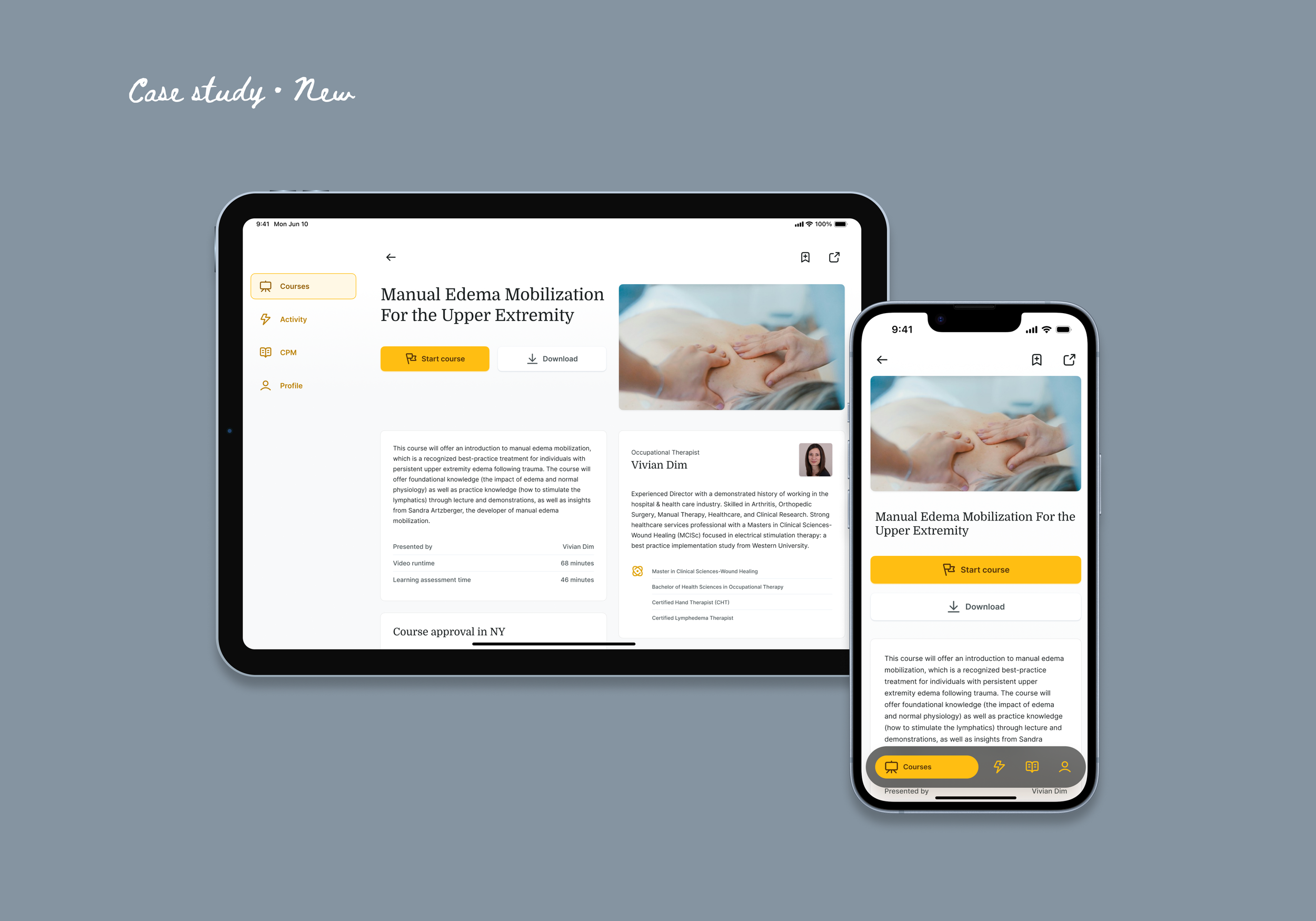 Clinician App: Increased engagement and completion by enabling learning anytime, even offline